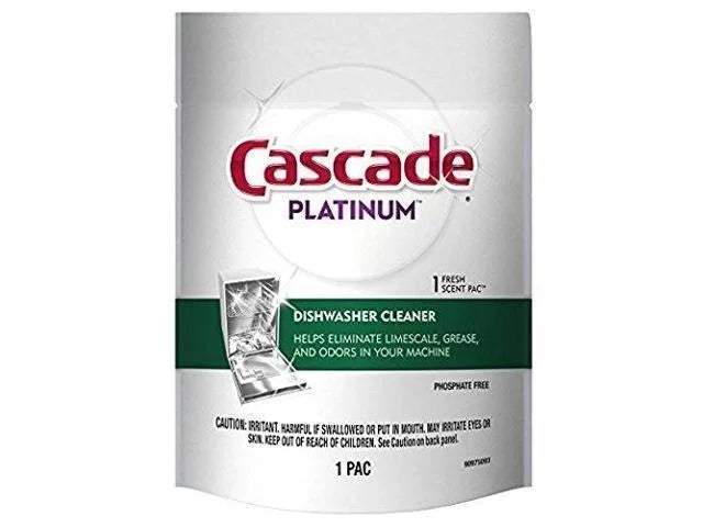 Cascade Platinum Dishwasher Cleaner, Fresh Scent, 1 ct