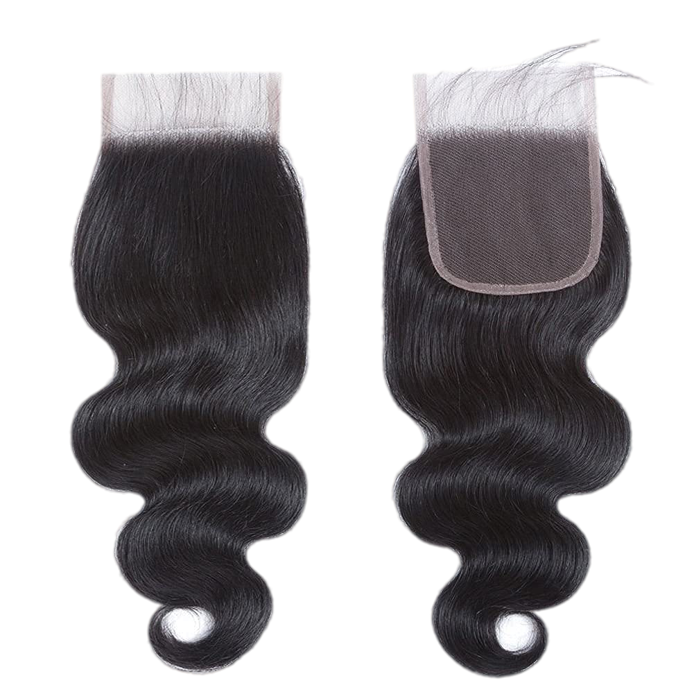 Rio Body Wavy Closure 4x4 Natural Black, 20 in