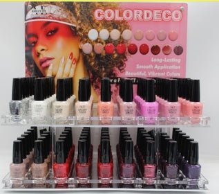 Ashley Lee ColorDeco Nail Polish, 106 Code Red
