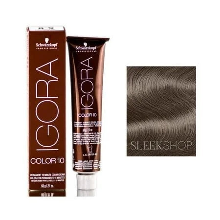 Schwarzkopf Professional Igora Color10 7-12 Medium Blonde Cendre Ash, 2 oz