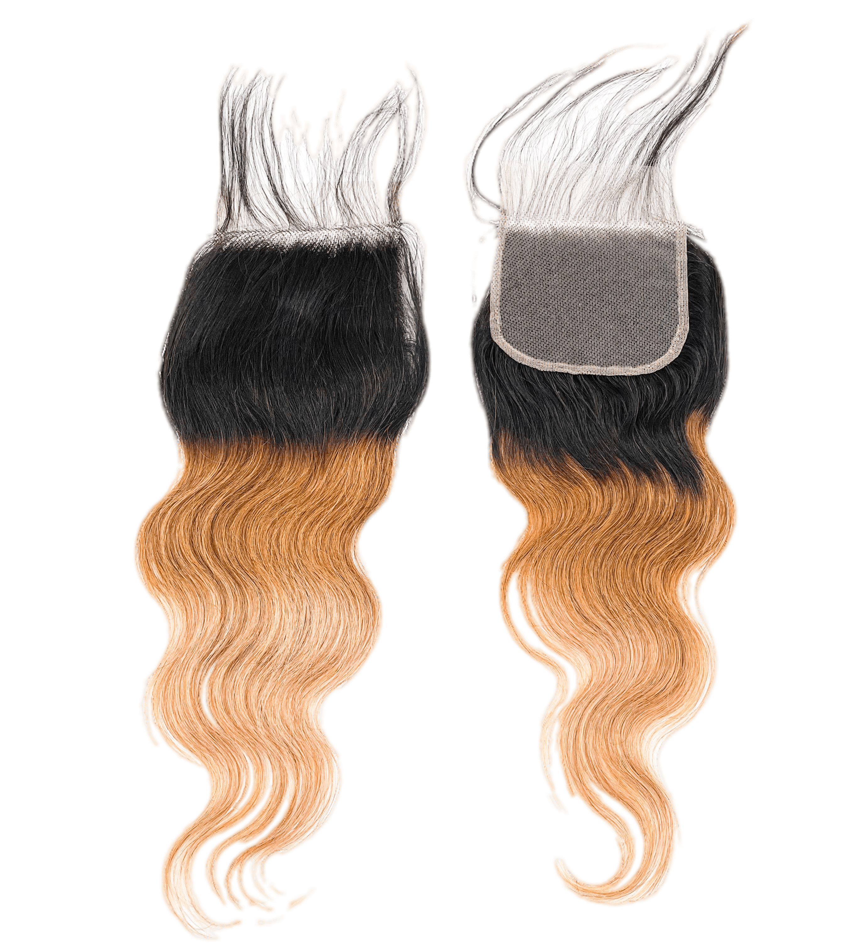 Rio Body Wave Closure 4x4 Gold, 16 in