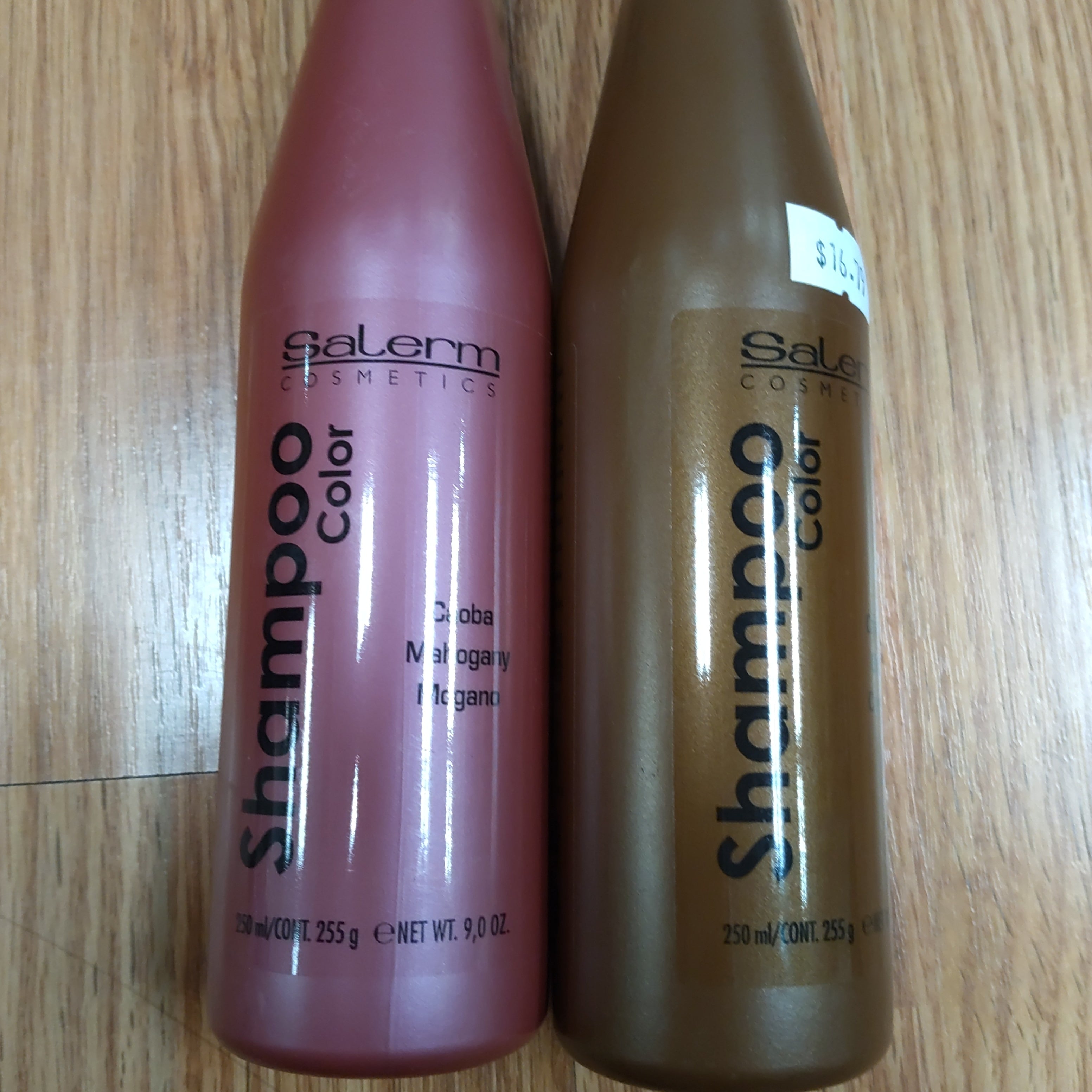 Salerm Color Shampoo, Brown, 9 oz