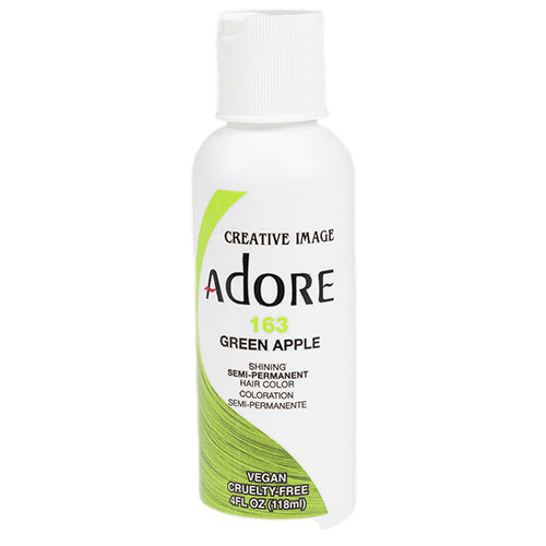 Adore Semi-Permanent Hair Color 163 Green Apple, 4 oz