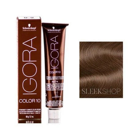 Schwarzkopf Professional Igora Color10 6-6 Dark Blonde Chocolate, 2 oz