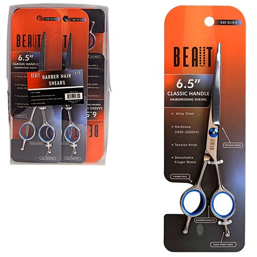 Beaut Classic Handle Hairdressing Shears with Tension Knob, 6.5 in