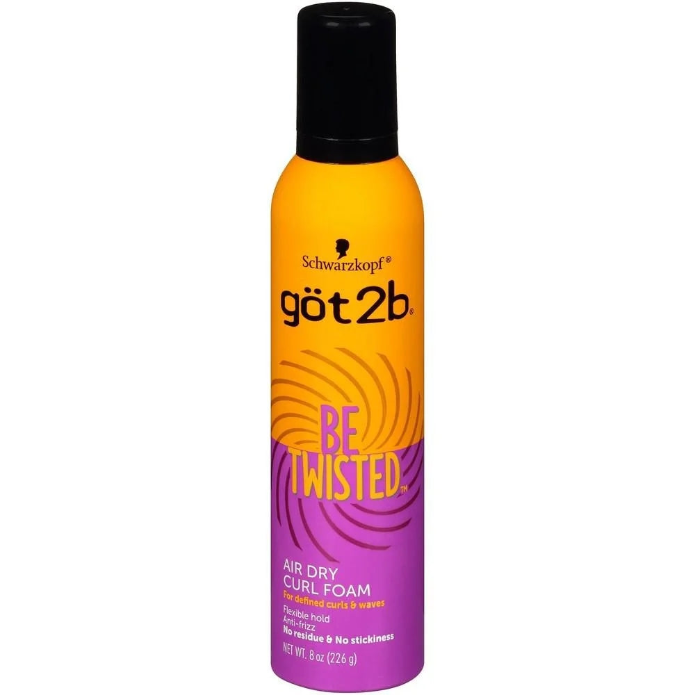 Got2b Be Twisted Air Dry Curl Foam 8 oz