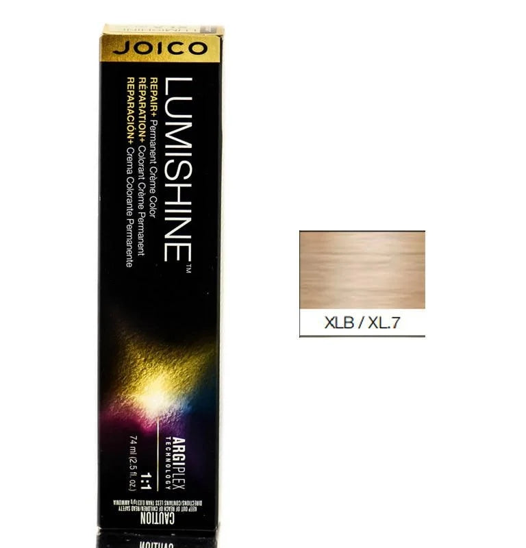 Joico Lumishine Permanent Creme Color XLB (XL.7) Extra Lift Beige, 2.5 oz