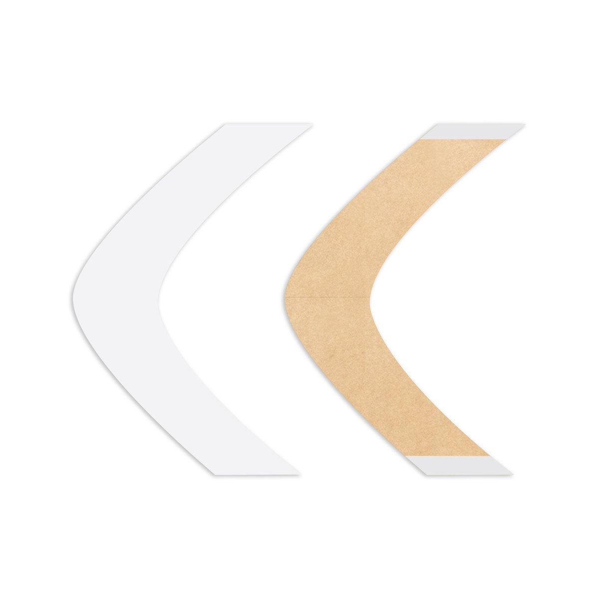 Walker Tape Natural Hold Mini Tape Tabs, 72 Pack