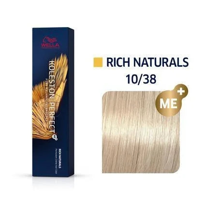 Wella Koleston Perfect Me+ Permanent Hair Color 10/38 2 oz