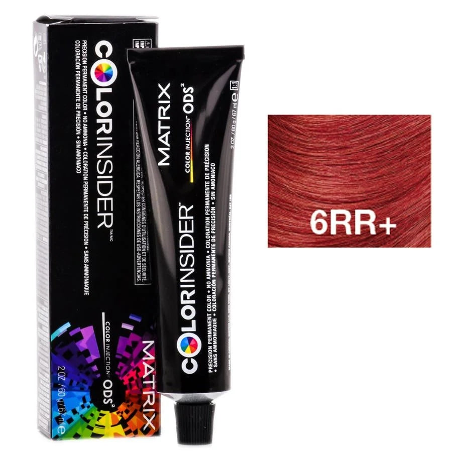 Matrix ColorInsider Permanent Hair Color 6RR+ Light Brown Red Red Plus – 2 oz