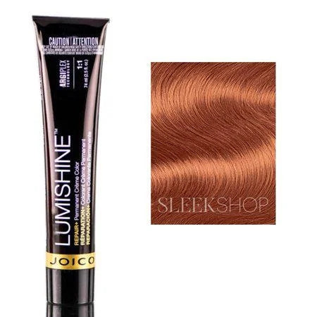 Joico Lumishine Permanent Creme Color 7NRG Natural Red Gold, 2.5 oz