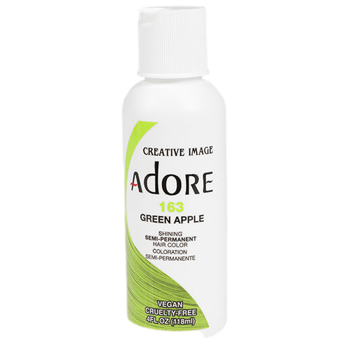 Adore Semi-Permanent Hair Color 163 Green Apple, 4 oz