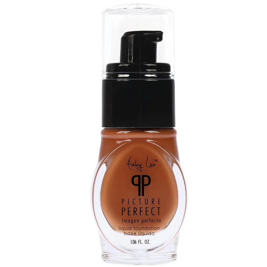 Ashley Lee Picture Perfect Liquid Foundation, Mocha, 1.06 oz