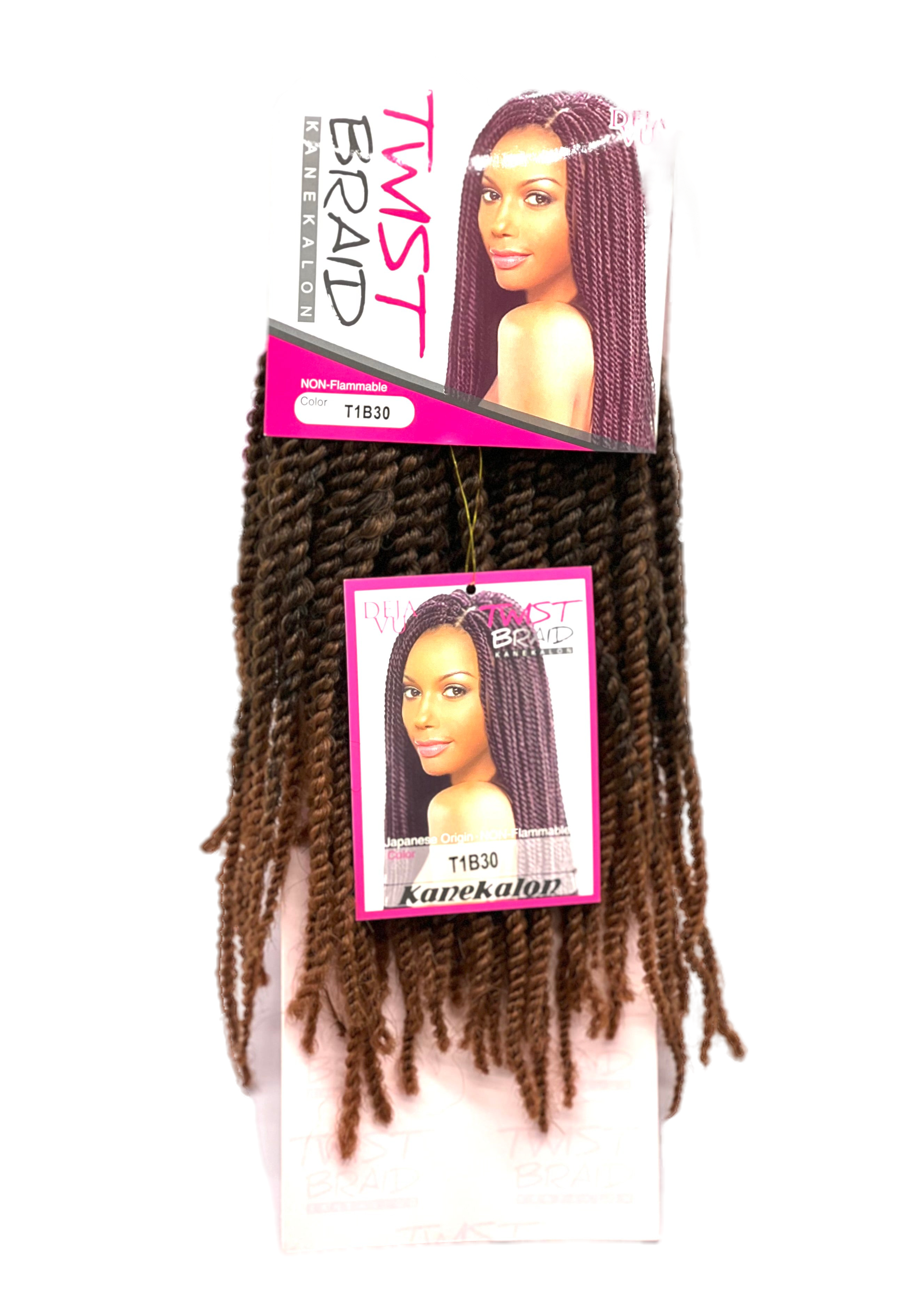 Deja Vu Twist Braid Kanekalon Braiding Hair, T1B30