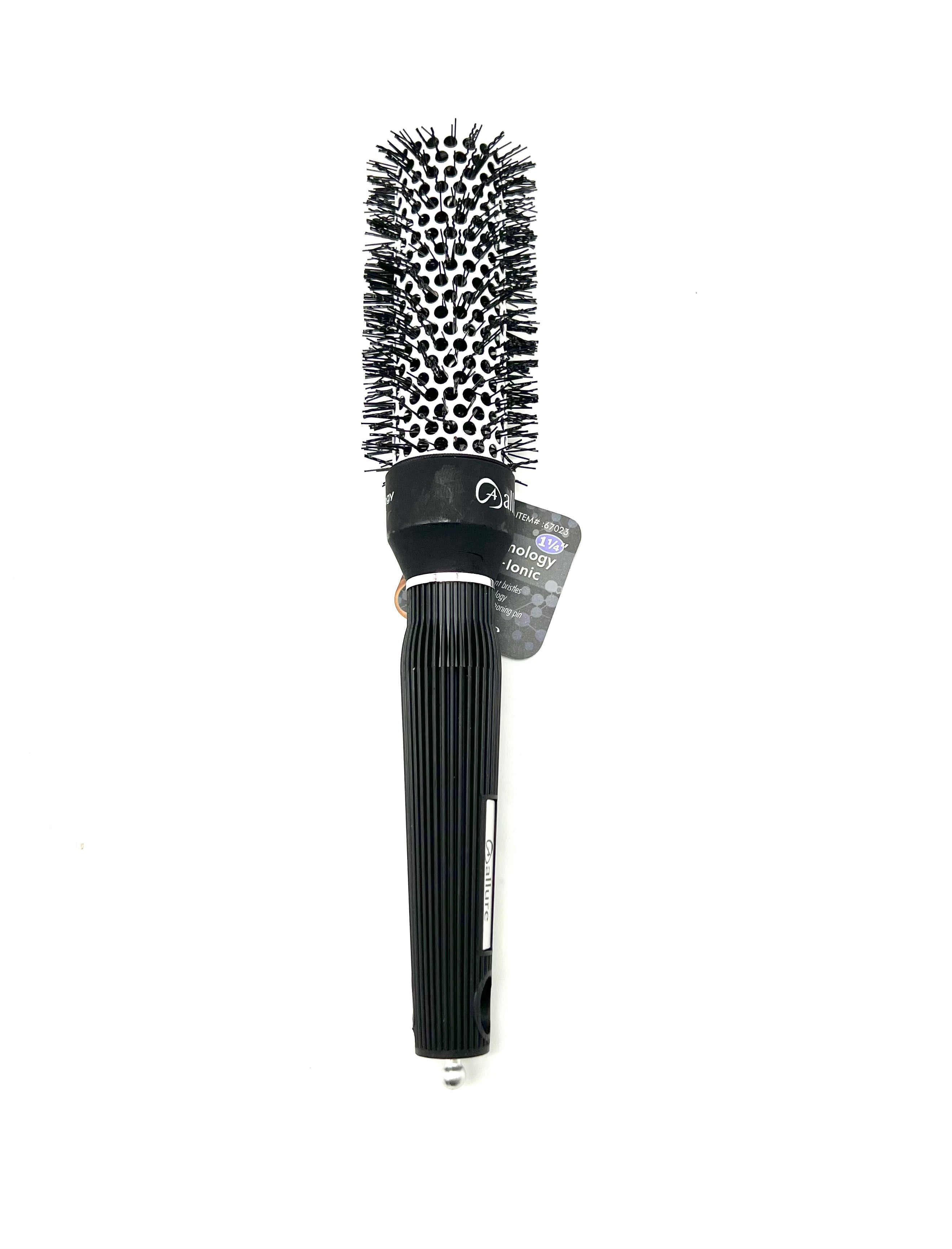 Allure Ceramic Ionic Nanotech Round Hair Brush, 1 1/4 in (32 mm)
