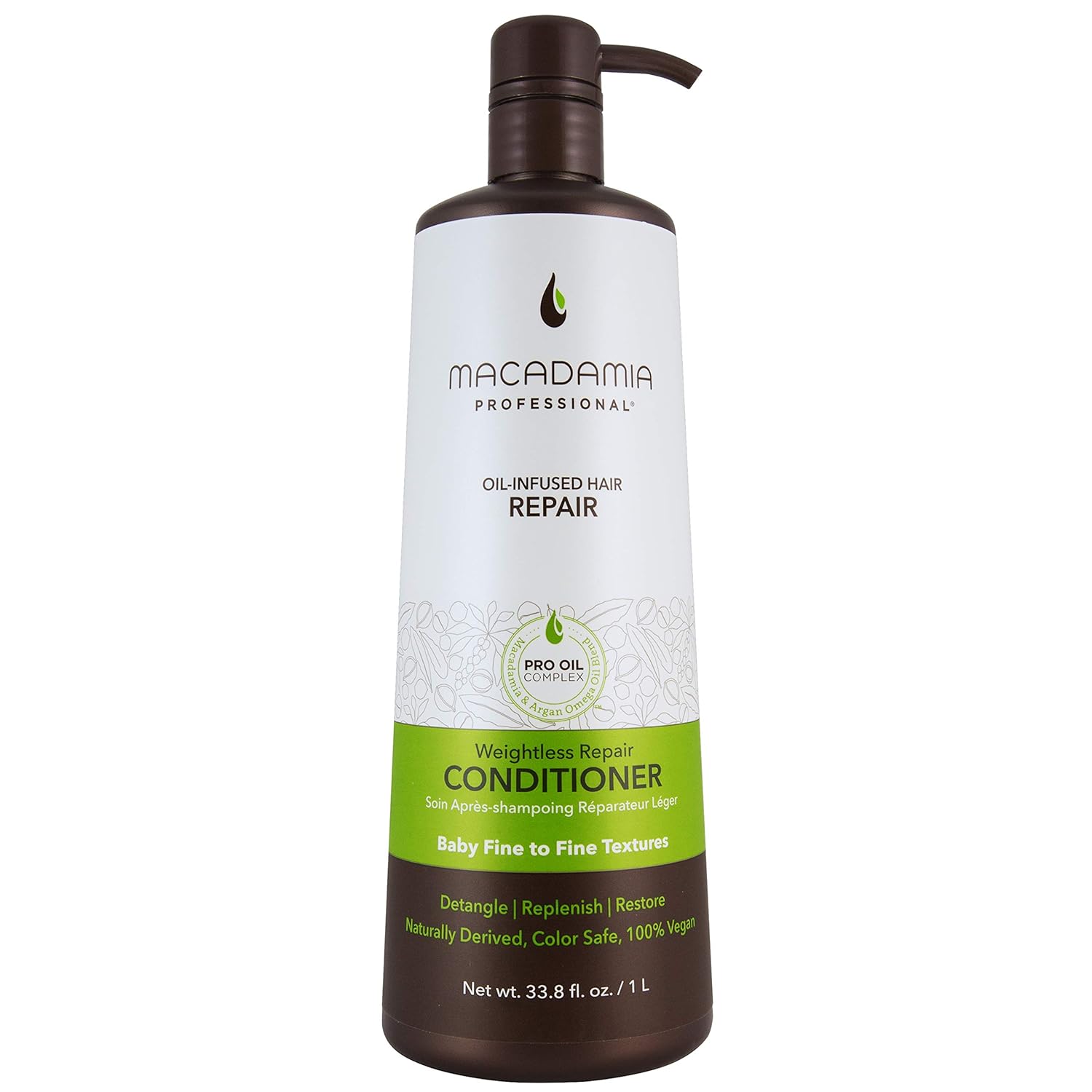 Macadamia Professional Weightless Moisture Conditioner, 33.8 oz