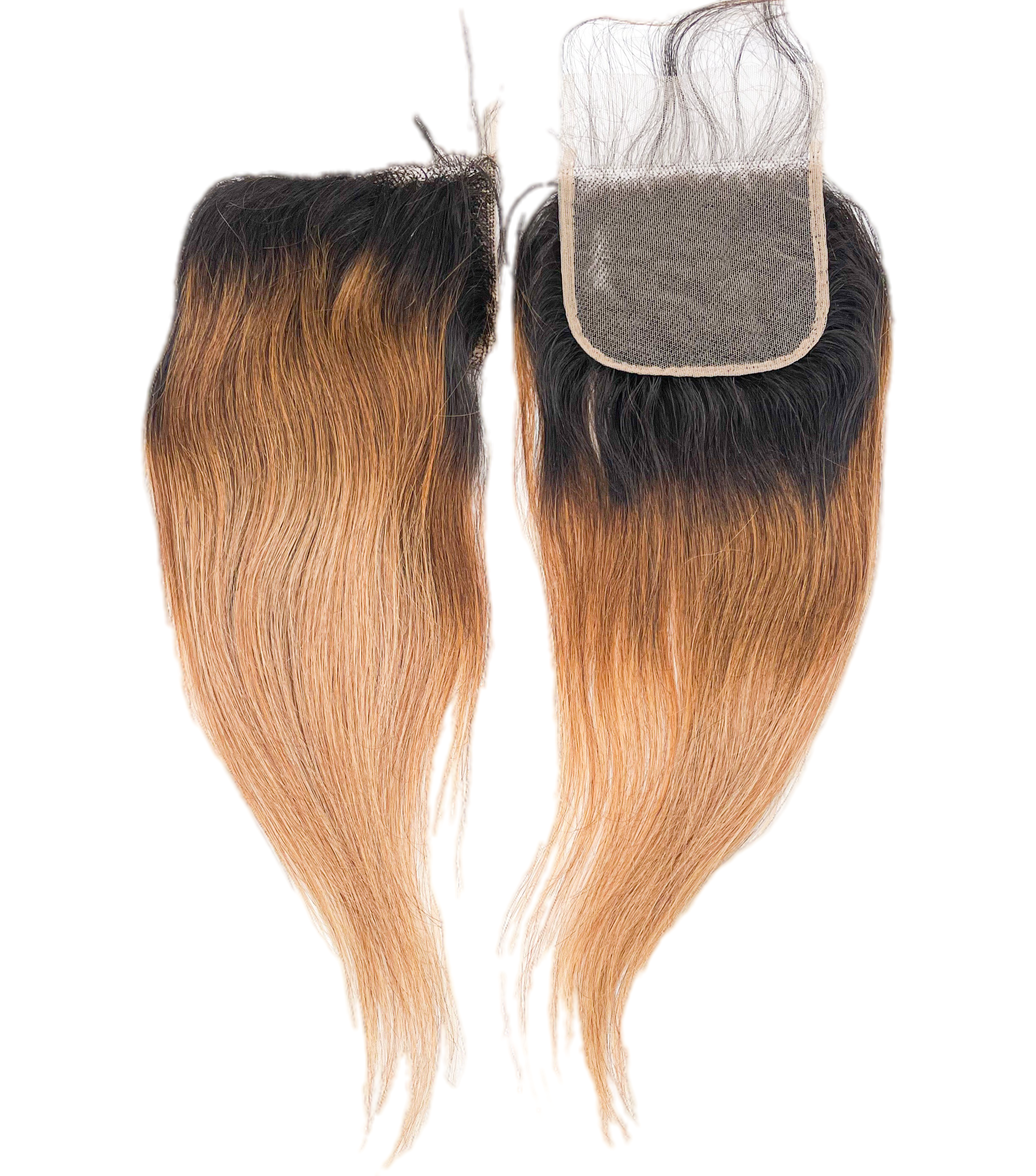 Rio Straight 4x4 Lace Closure, Gold, 12 in