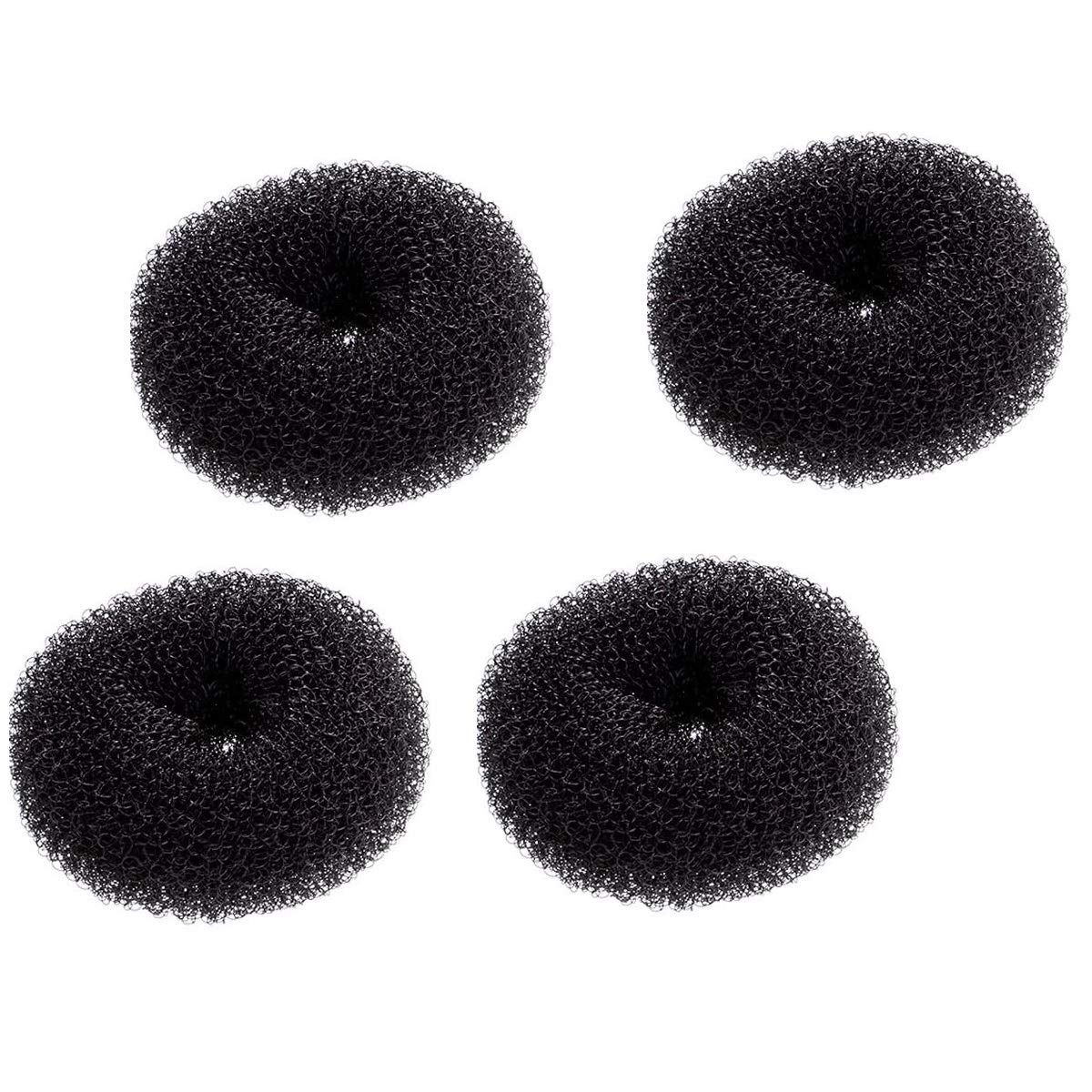 VIP Extensions Hair Bun Maker Donut, Large Beige