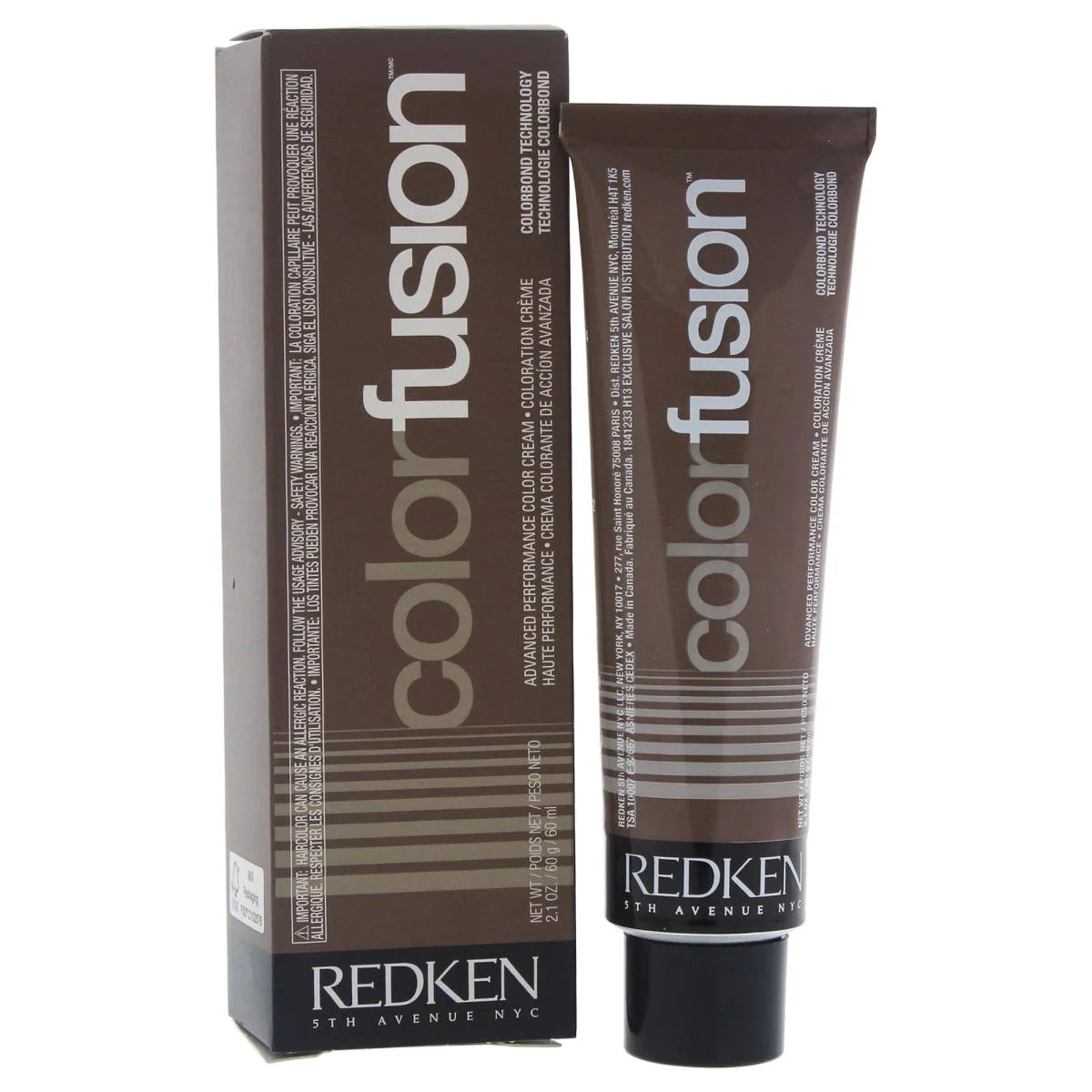 Redken Color Fusion Permanent Hair Color Cream 1AB Ash/Blue 2.1 oz