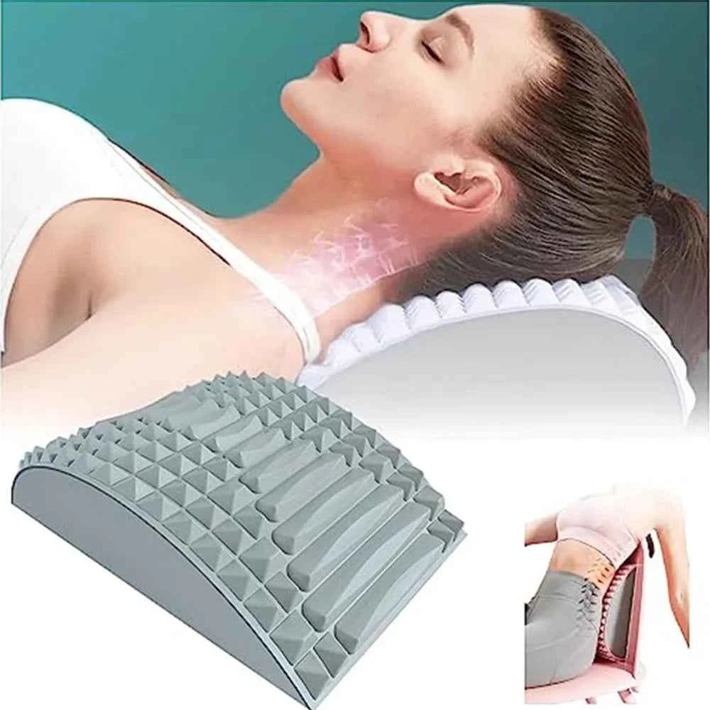 SpineRelax™ Orthopedic Back Stretcher Pillow – Lumbar Support & Pain Relief Cushion