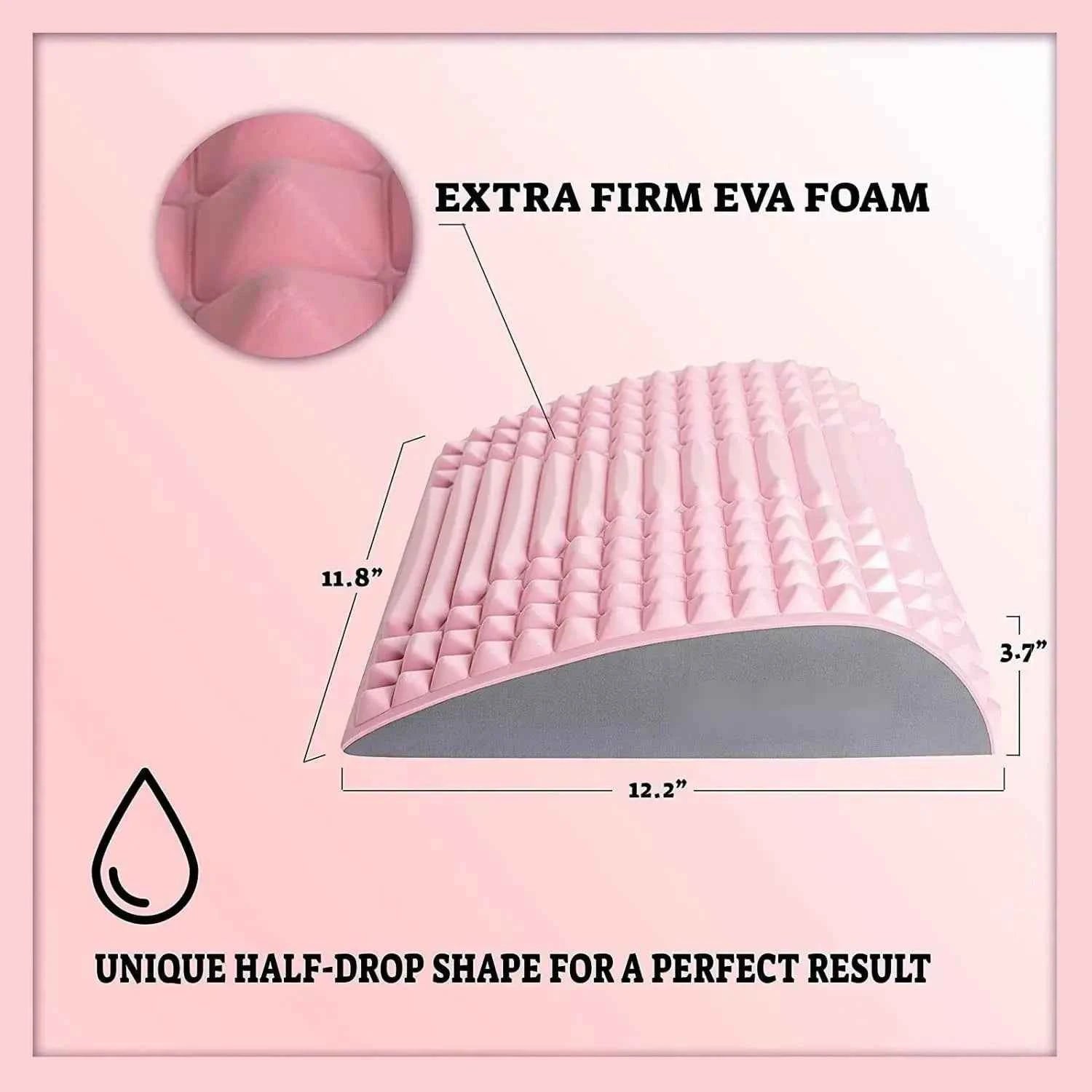 SpineRelax™ Orthopedic Back Stretcher Pillow – Lumbar Support & Pain Relief Cushion