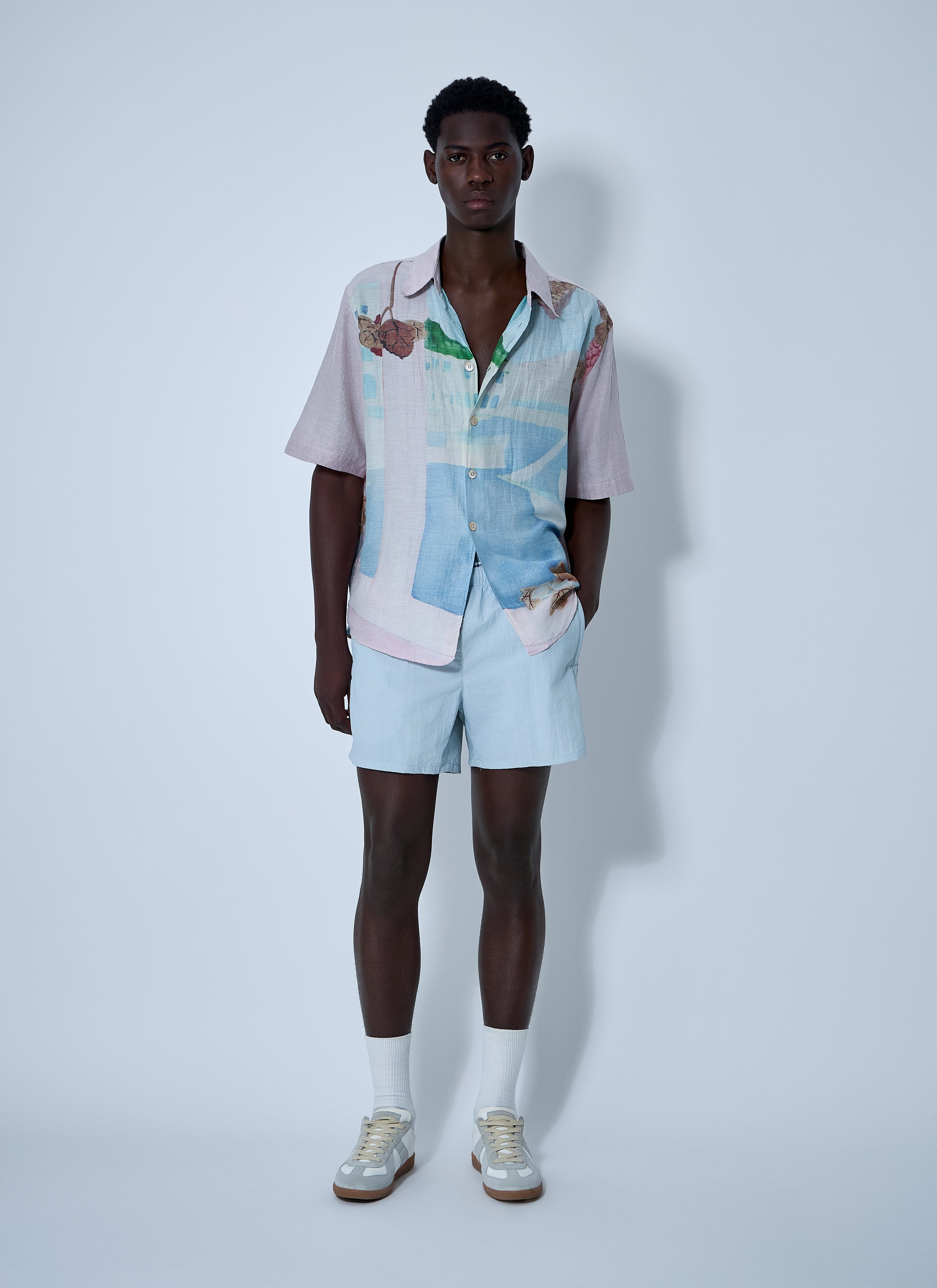 Our Legacy Men Drape Tech Shorts by Luosophy