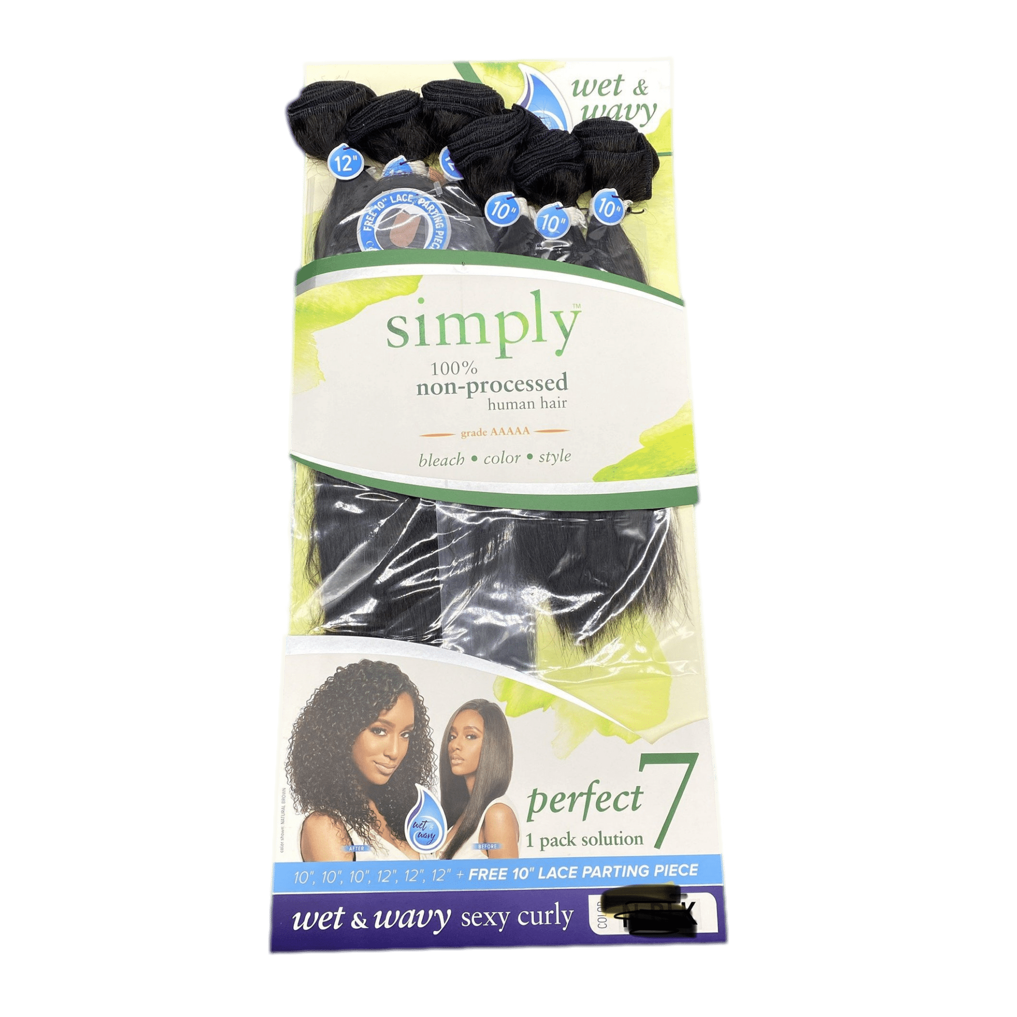 Outre Simply Perfect 7 100% Brazilian Unprocessed Human Hair Bundle (10&