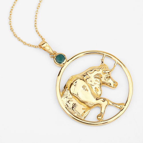 0.23 Carat Genuine Emerald .925 Sterling Silver Pendant by Bids.com