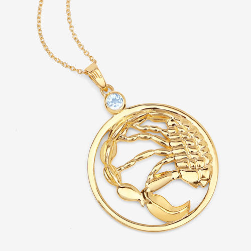 0.32 Carat Genuine Blue Topaz .925 Sterling Silver Pendant by Bids.com
