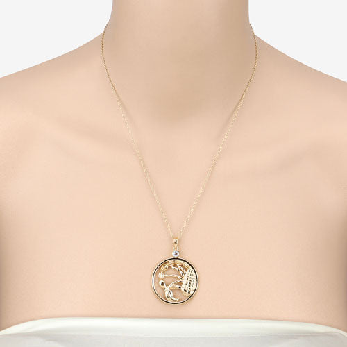 0.32 Carat Genuine Blue Topaz .925 Sterling Silver Pendant by Bids.com