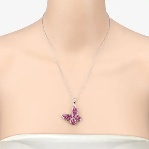 4.72 Carat Genuine Ruby .925 Sterling Silver Pendant