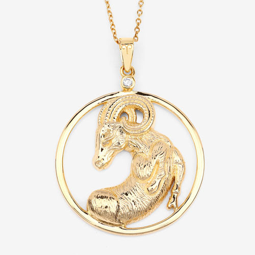 0.03 Carat Genuine White Diamond .925 Sterling Silver Pendant by Bids.com