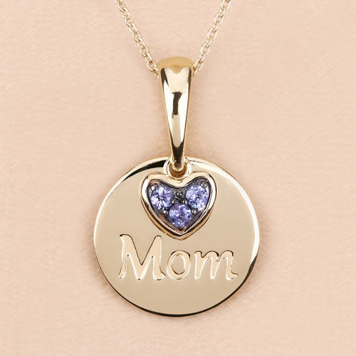 0.21 Carat Genuine Tanzanite .925 Sterling Silver Pendant by Bids.com