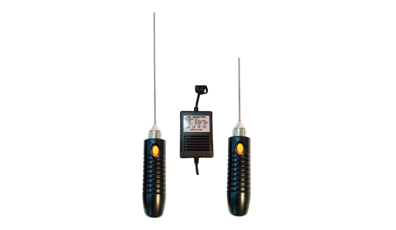 Crafters Hot Knife Set 6" and 9" Rod Style Knives with Sled Guide & Stand