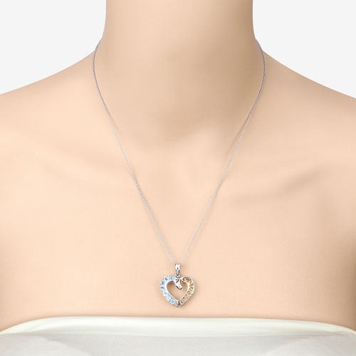 0.84 Carat Genuine Swiss Blue Topaz .925 Sterling Silver Pendant by Bids.com