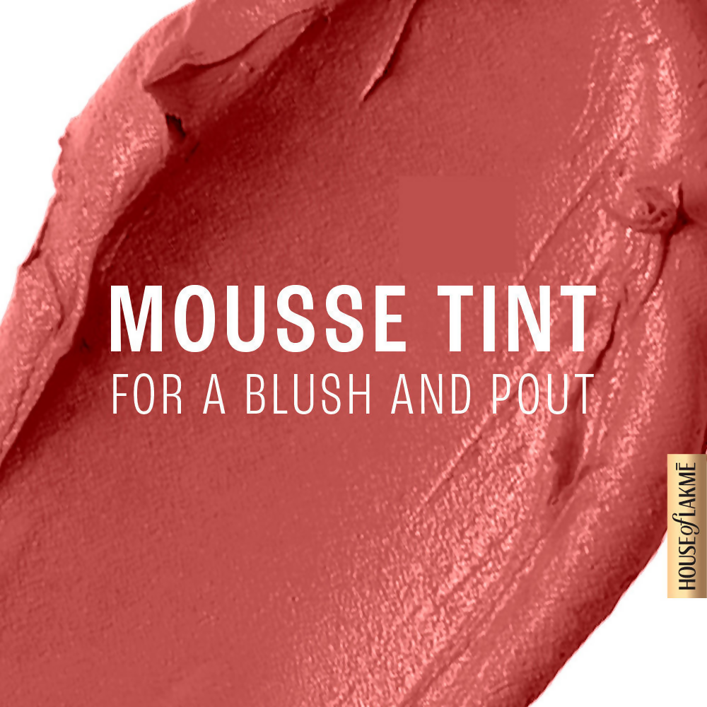 Lakme Double Duty Lip & Cheek Mousse Matte Lipstick - Blush Velvet
