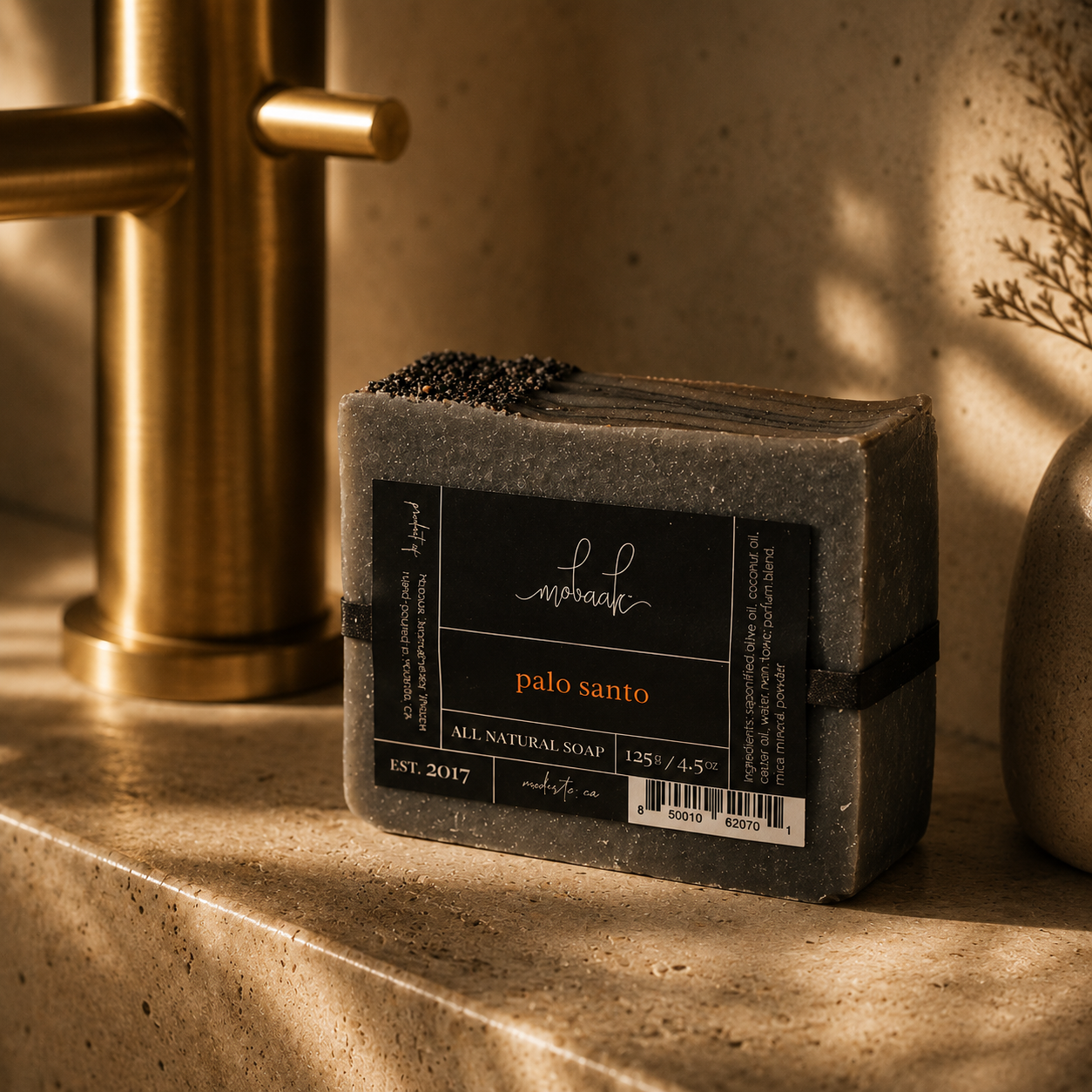 Palo Santo All Natural Soap by Mobaak Aromatherapy Shoppe