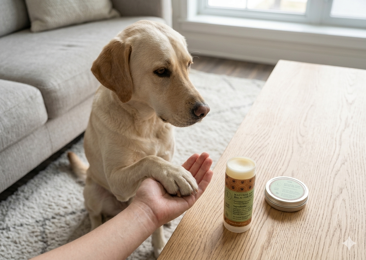 Pet Pampering Gift Box -All-Natural Pet Wellness Kit – Soothing Balms & Herbal Coat Powder by Lizush