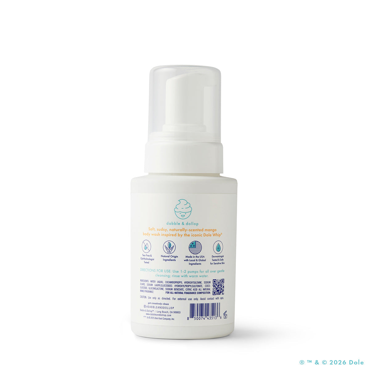 Dole Whip® Mango Foaming Body Wash by Dabble & Dollop