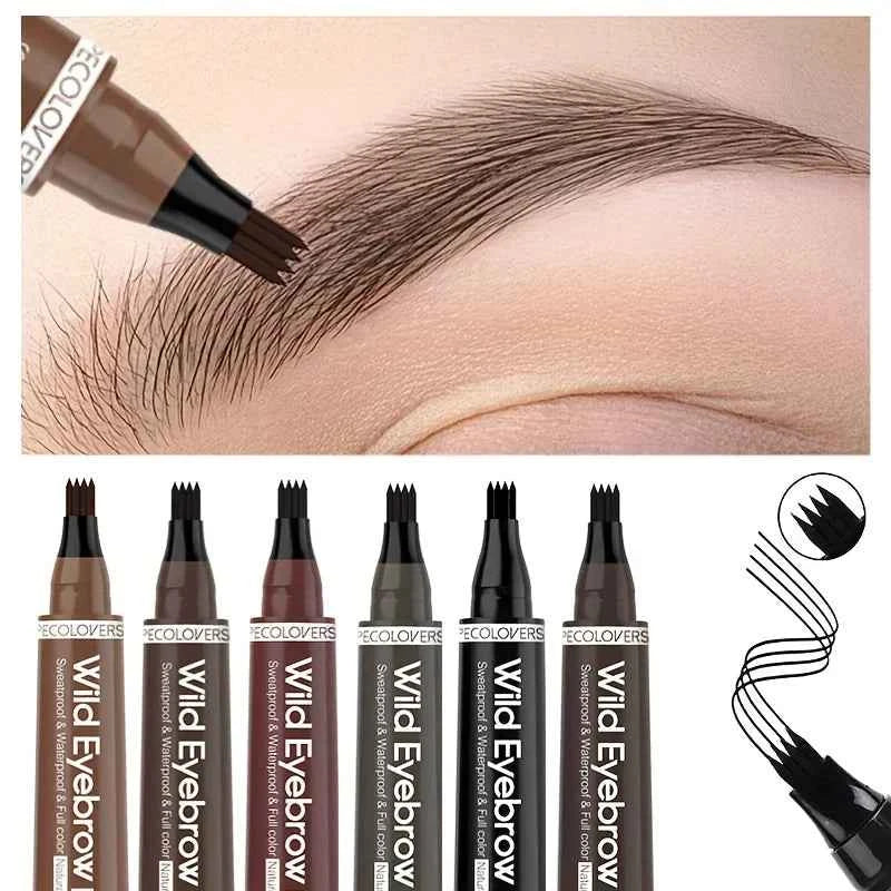 Waterproof Eyebrow Tattoo Pen - Long-Lasting