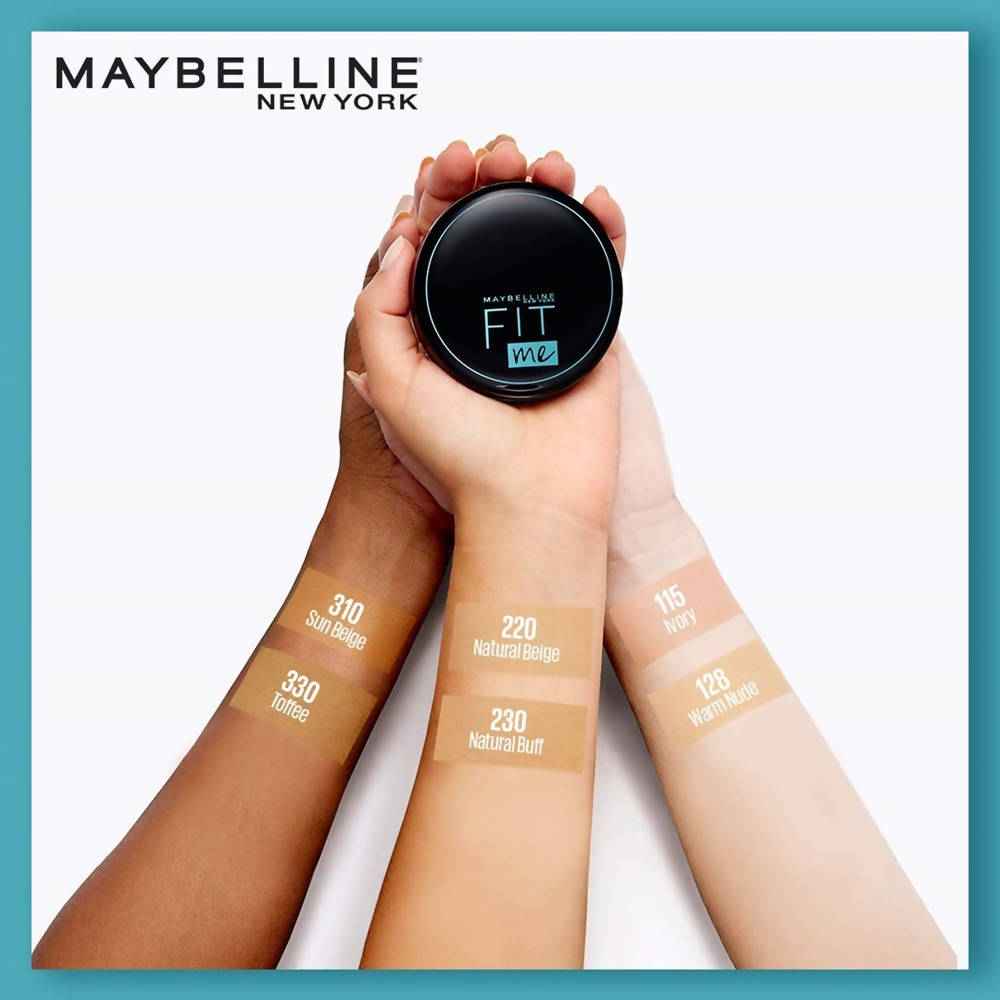 Maybelline New York Fit Me 12Hr Oil Control Compact, 230 Natural Buff