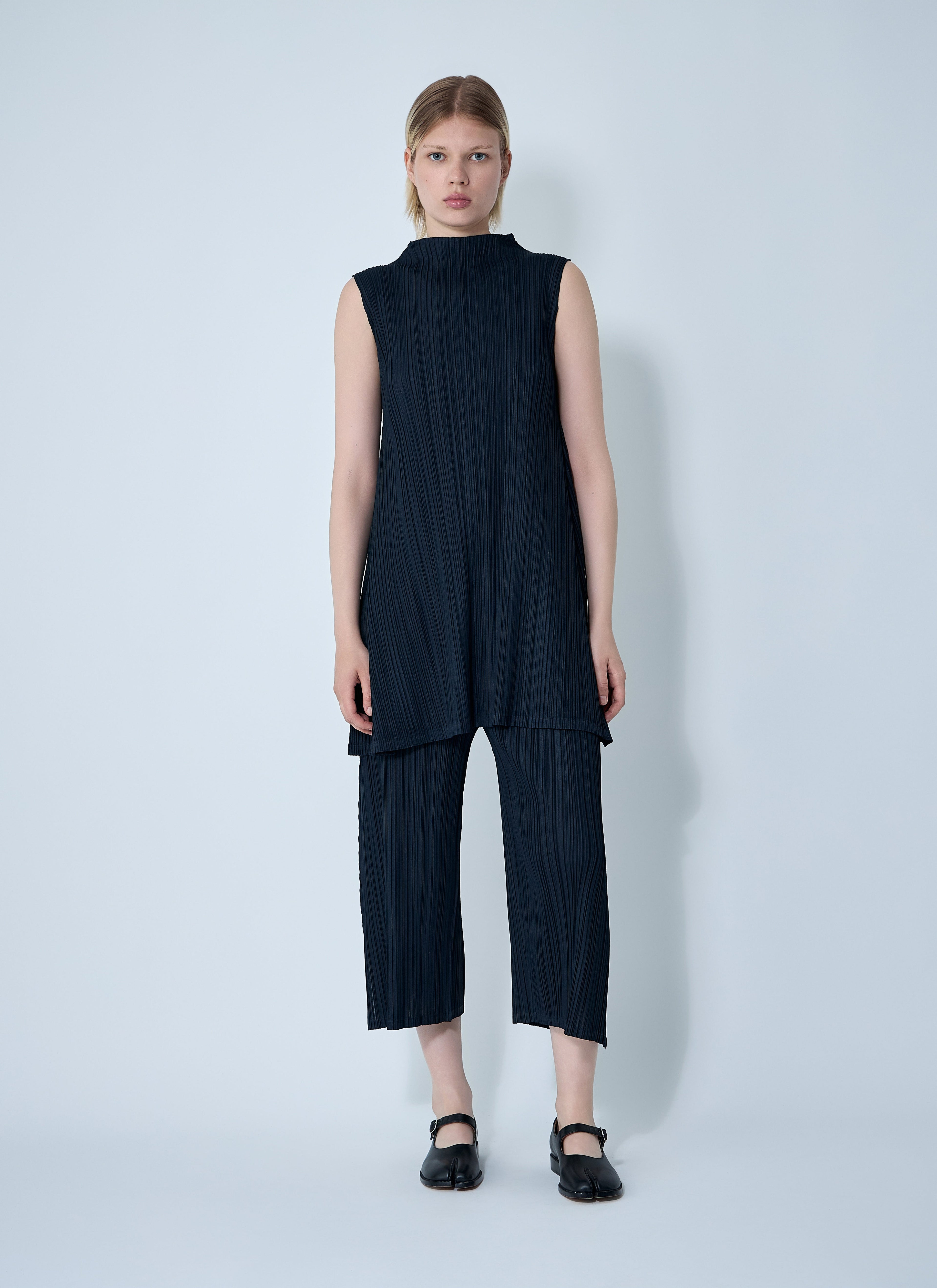 Pleats Please Issey Miyake Women Mellow Pleated Pants by Luosophy