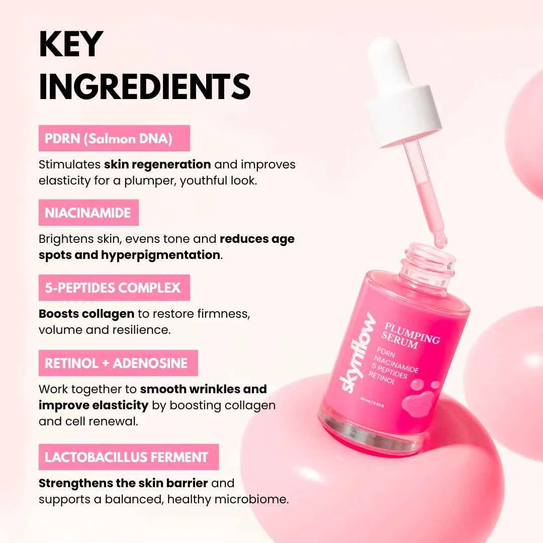 Plumping Serum - Peptides PDRN Niacinamide Retinol