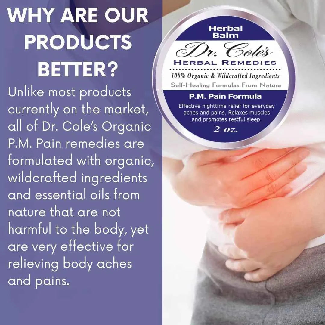 24 - Dr. Cole’s P.M. Pain Herbal Balm