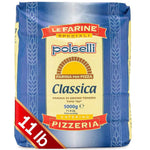 Polselli Classica Tipo 00 Pizza Flour, Authentic Neapolitan Pizza Flour, 5 kg (11 lb)