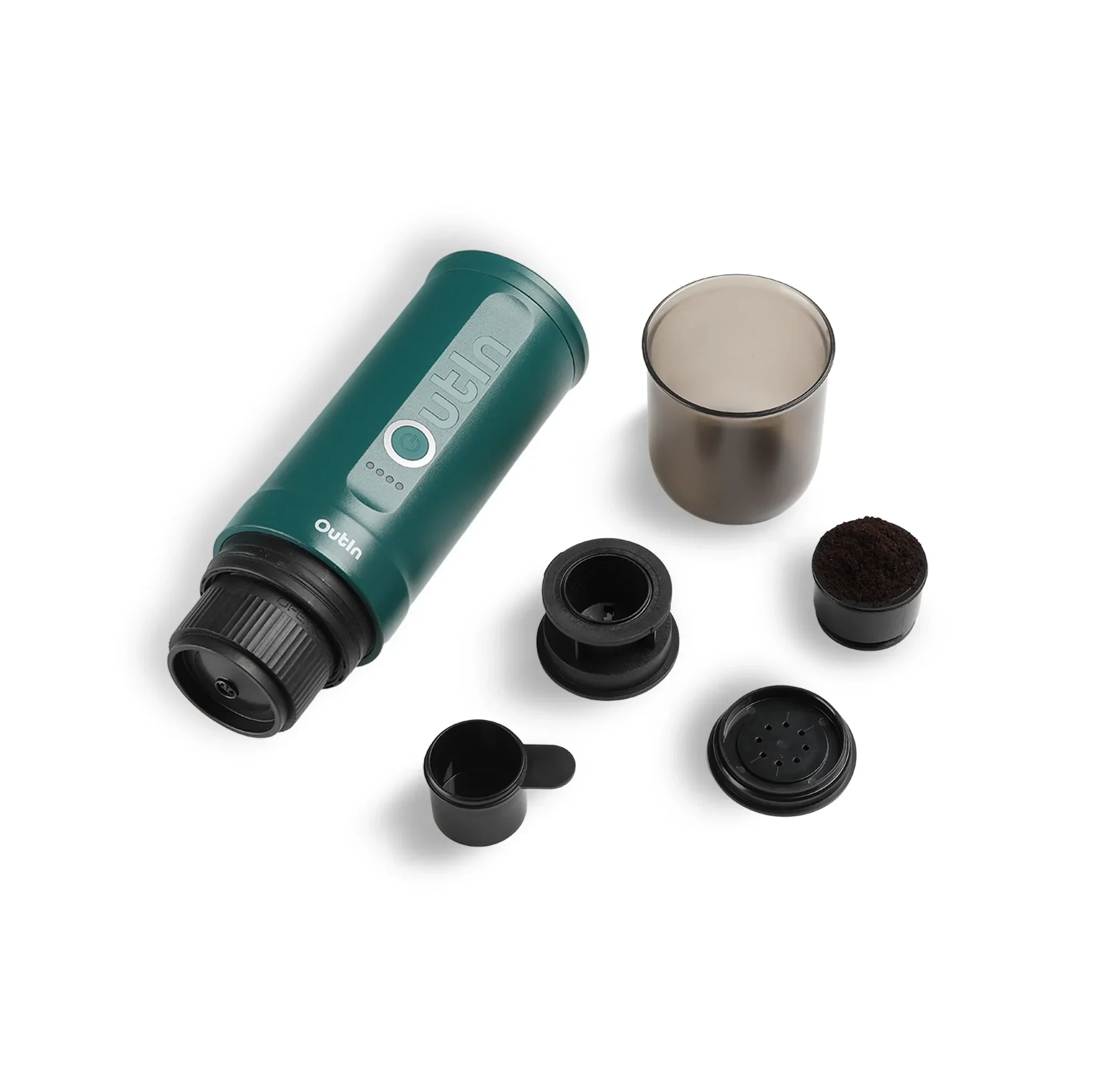 Nano Portable Espresso Machine (OutIn Teal) by OutIn