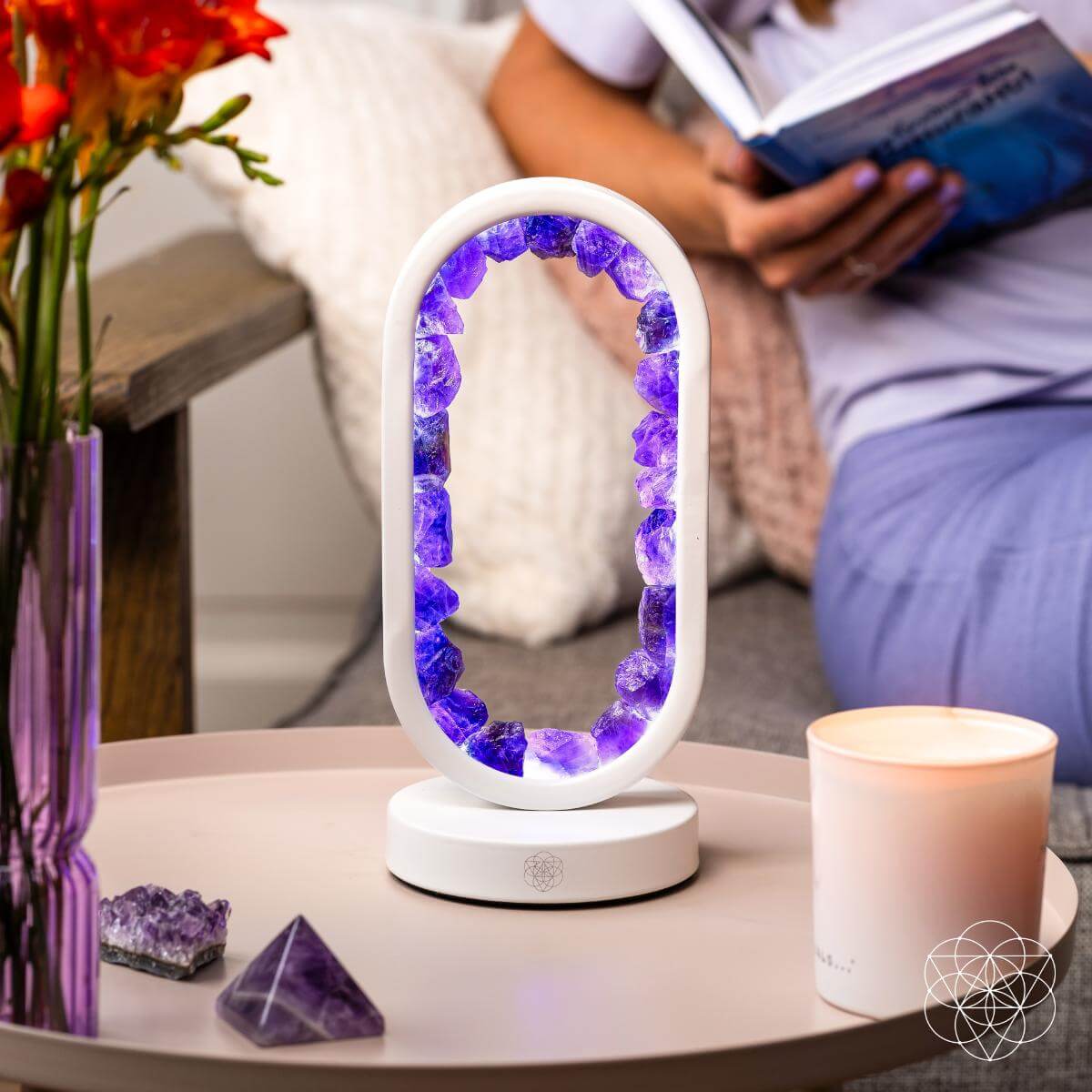Portal To Peace - Amethyst Lamp Of Stress Relief - DestGlow