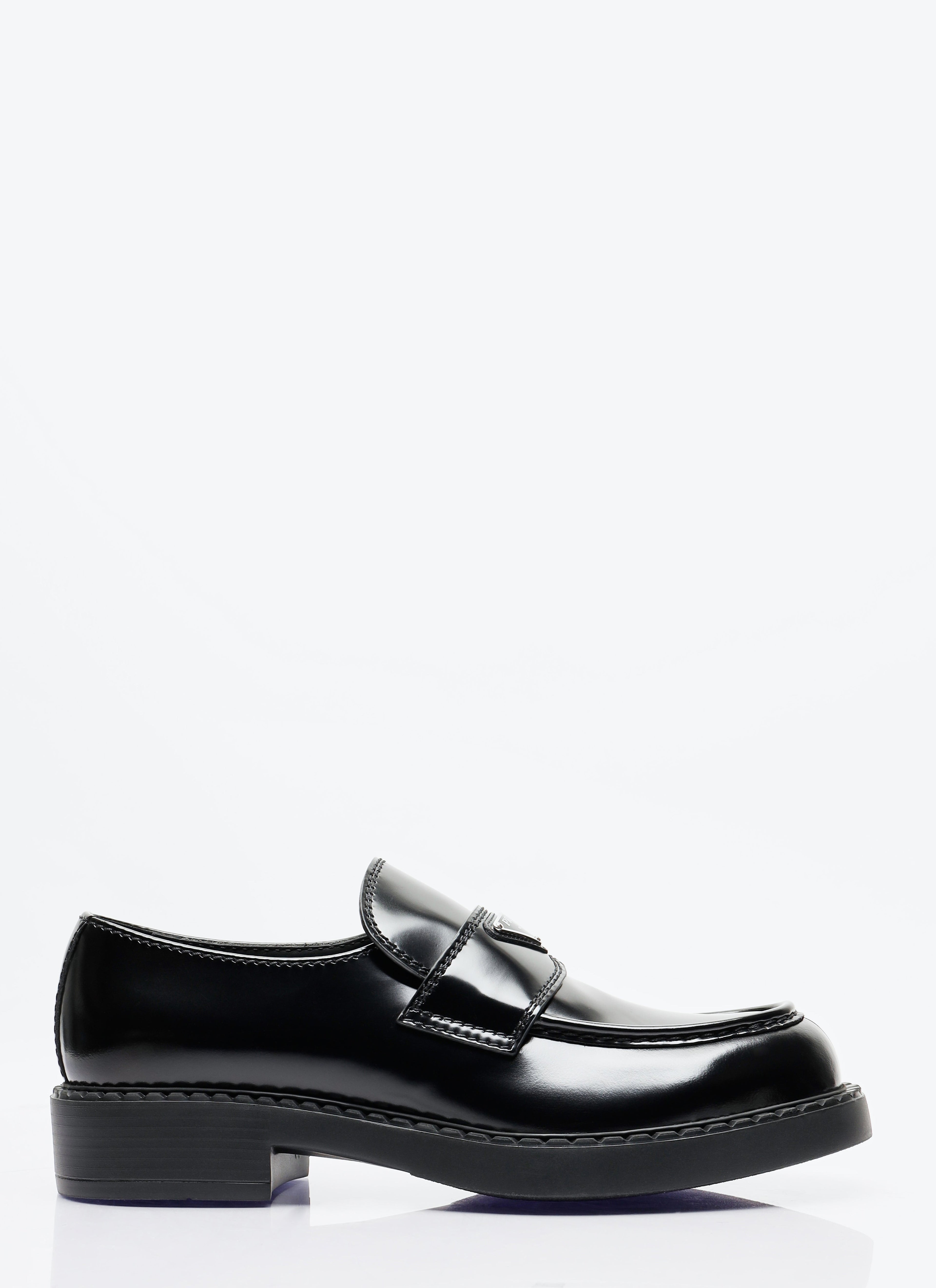 Prada Men Chocolate Loafers by Luosophy