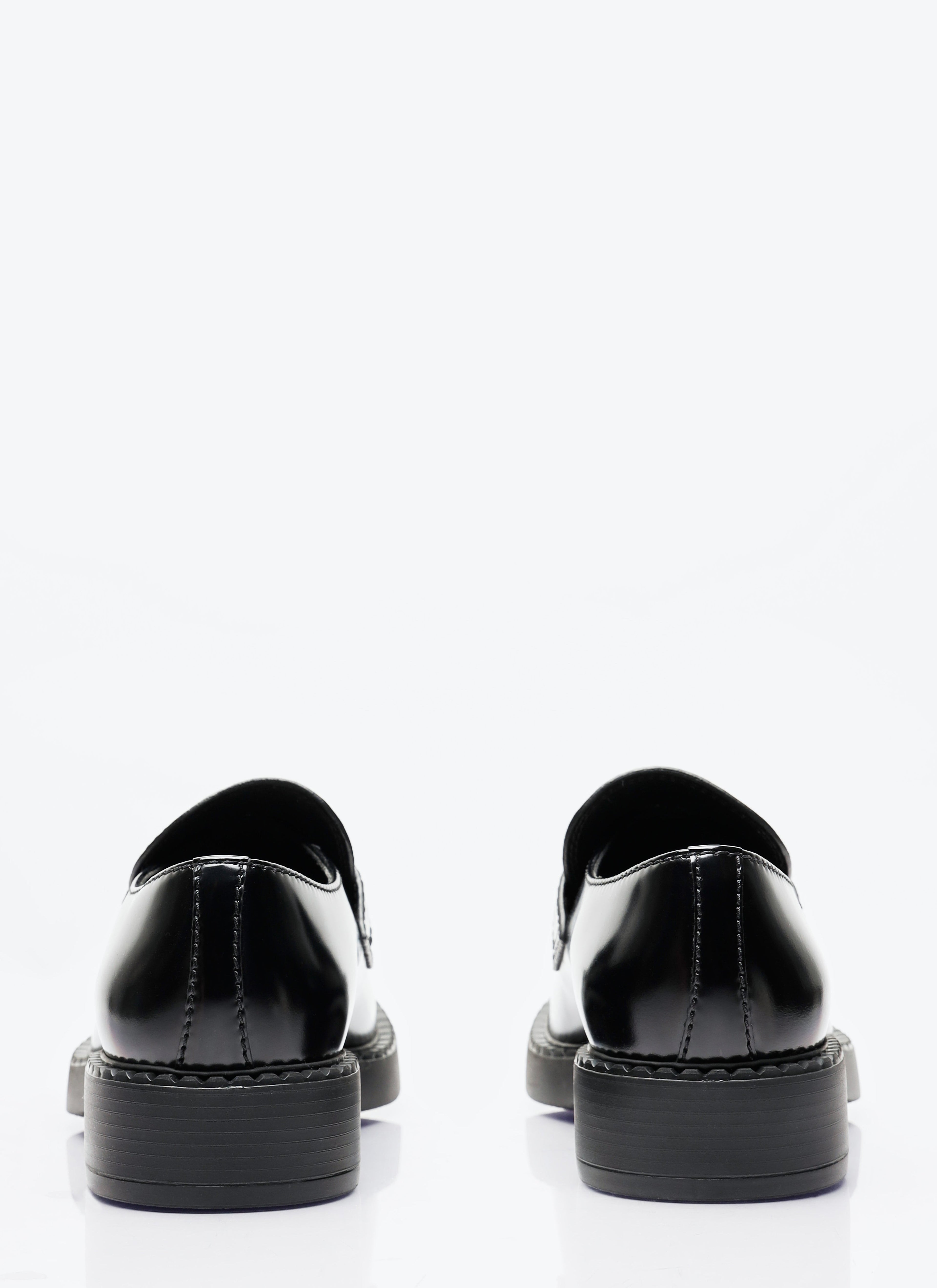 Prada Men Chocolate Loafers by Luosophy