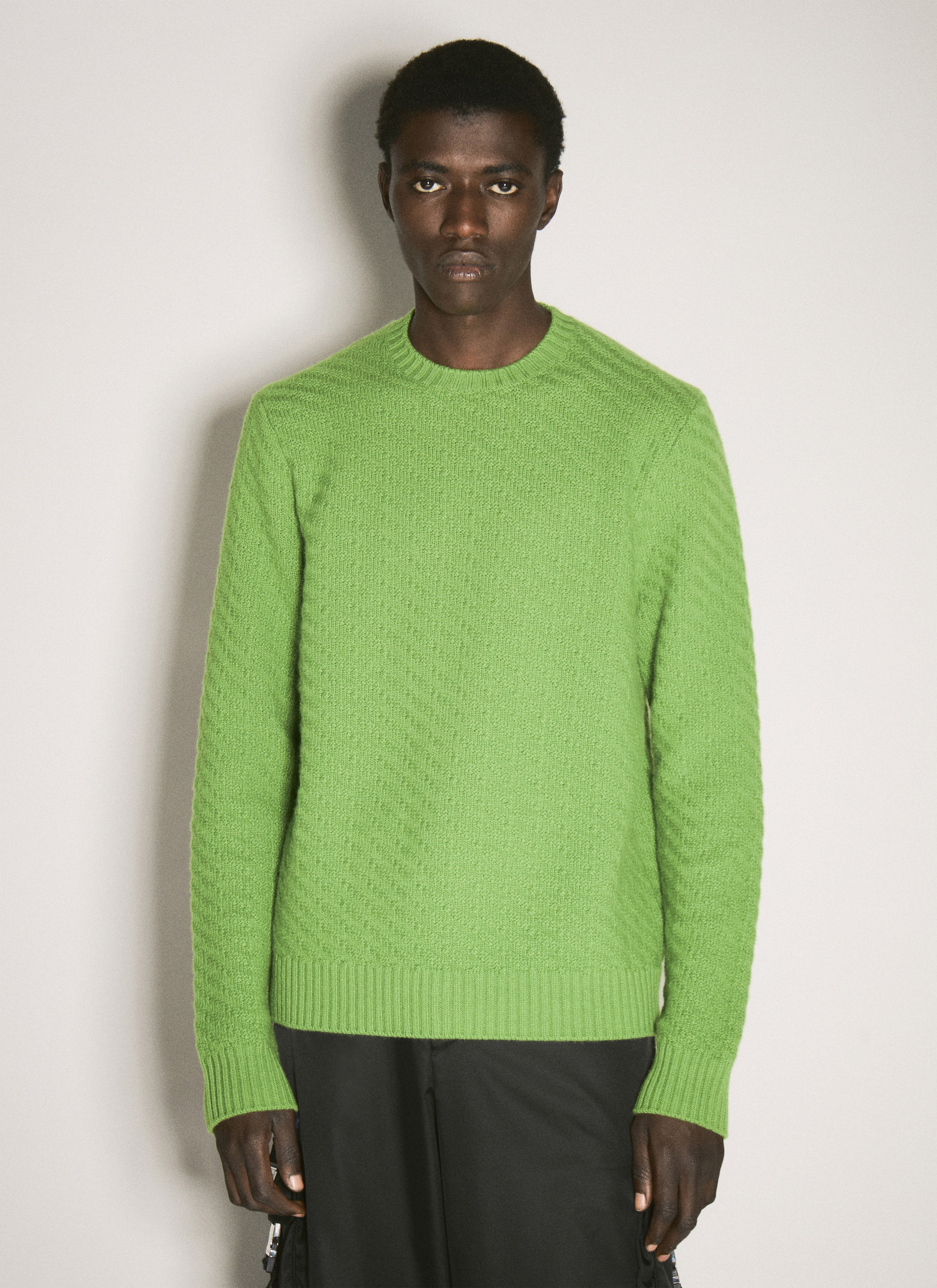 Prada Men Wool-And-Cashmere-Blend Sweater by Luosophy